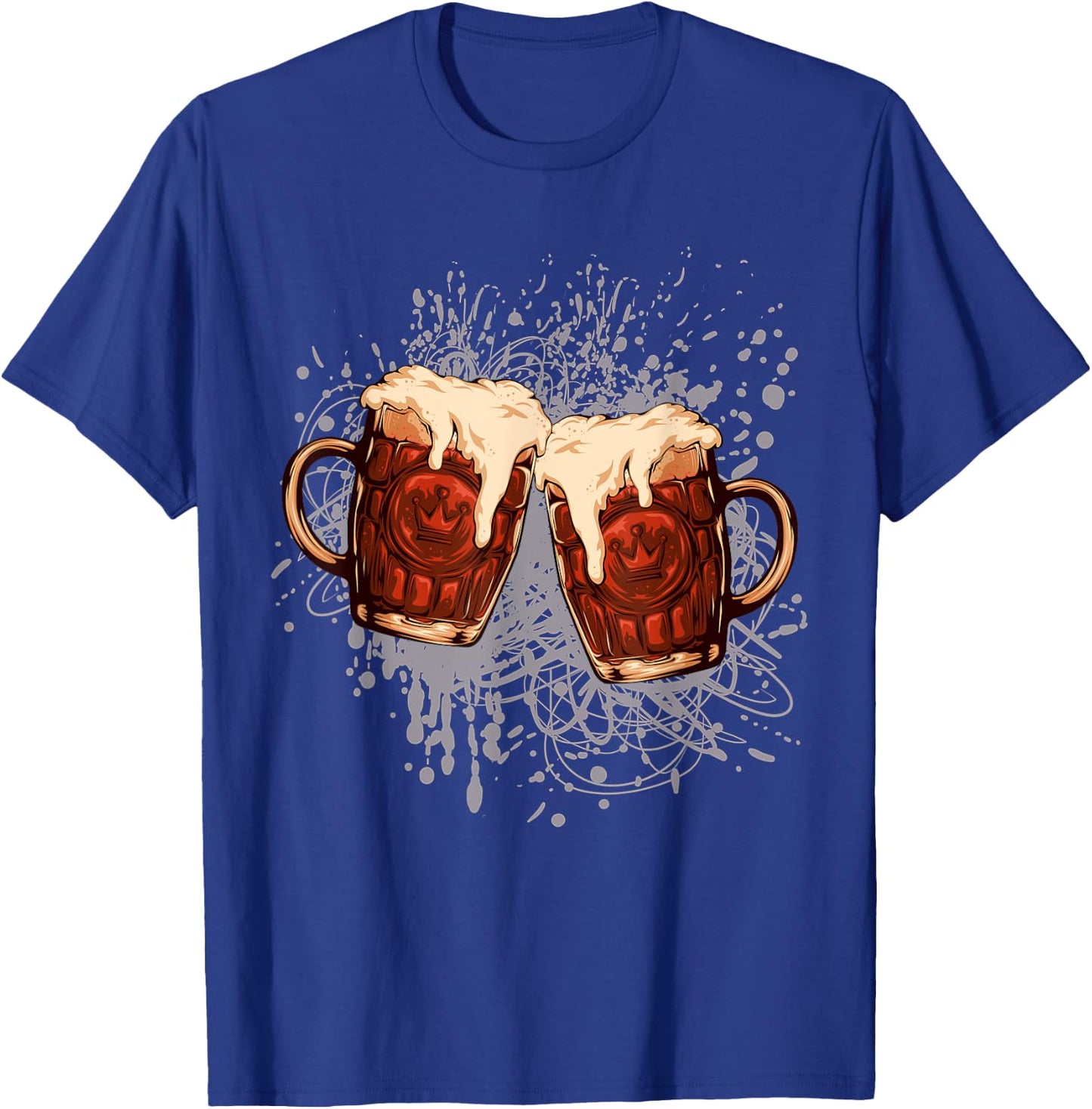 Root Beer Float Funny Drinking Lover Home Brewing Papa Dad T-Shirt - T-Shirt | Royal