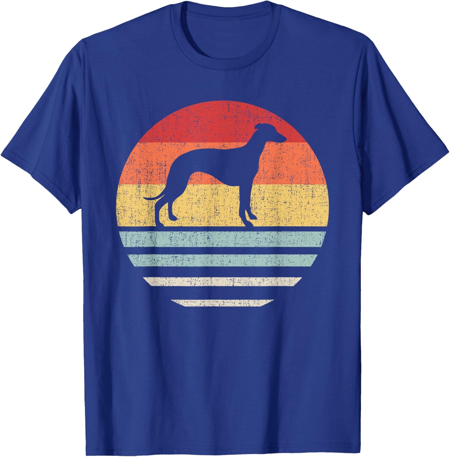 Vintage Retro Whippet Dog Mom Dad Gifts Cute Dog Lover Owner T-Shirt - T-Shirt | Royal