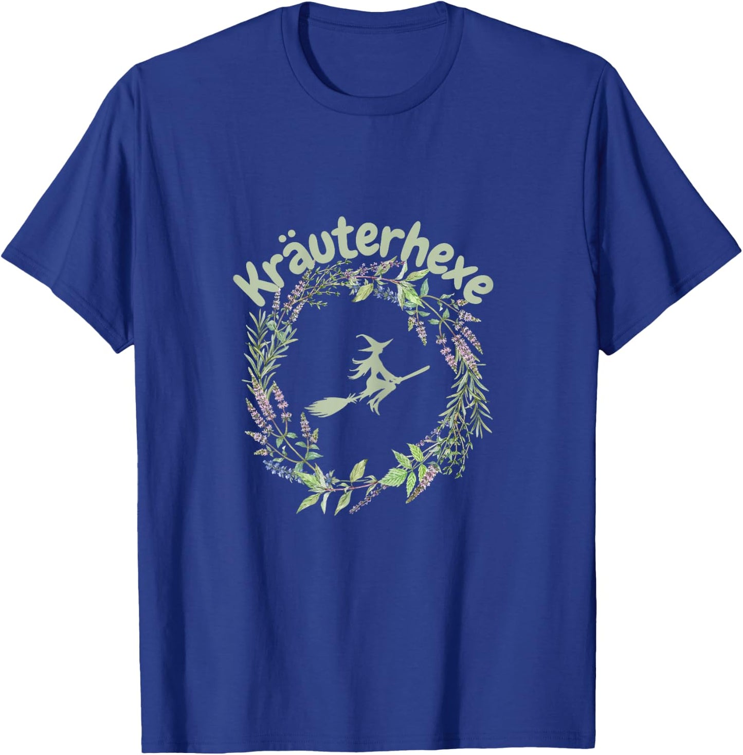 Herbal Witch Melissa Lavender Forest Flowers Herbs Witch Women's , black T-Shirt - T-Shirt | Royal