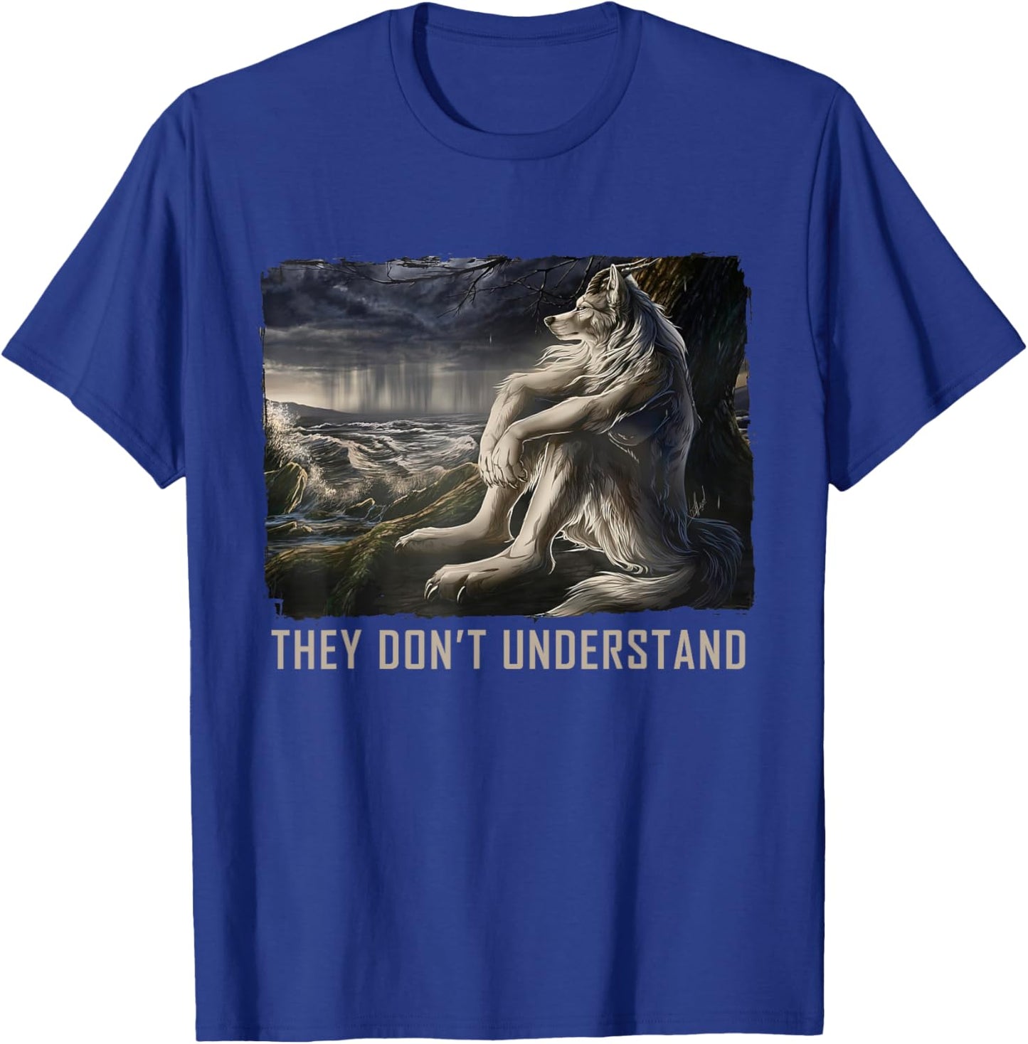 Werewolf Ripping Meme Alpha Wolf Werewolf Literally Me T-Shirt - T-Shirt | Royal