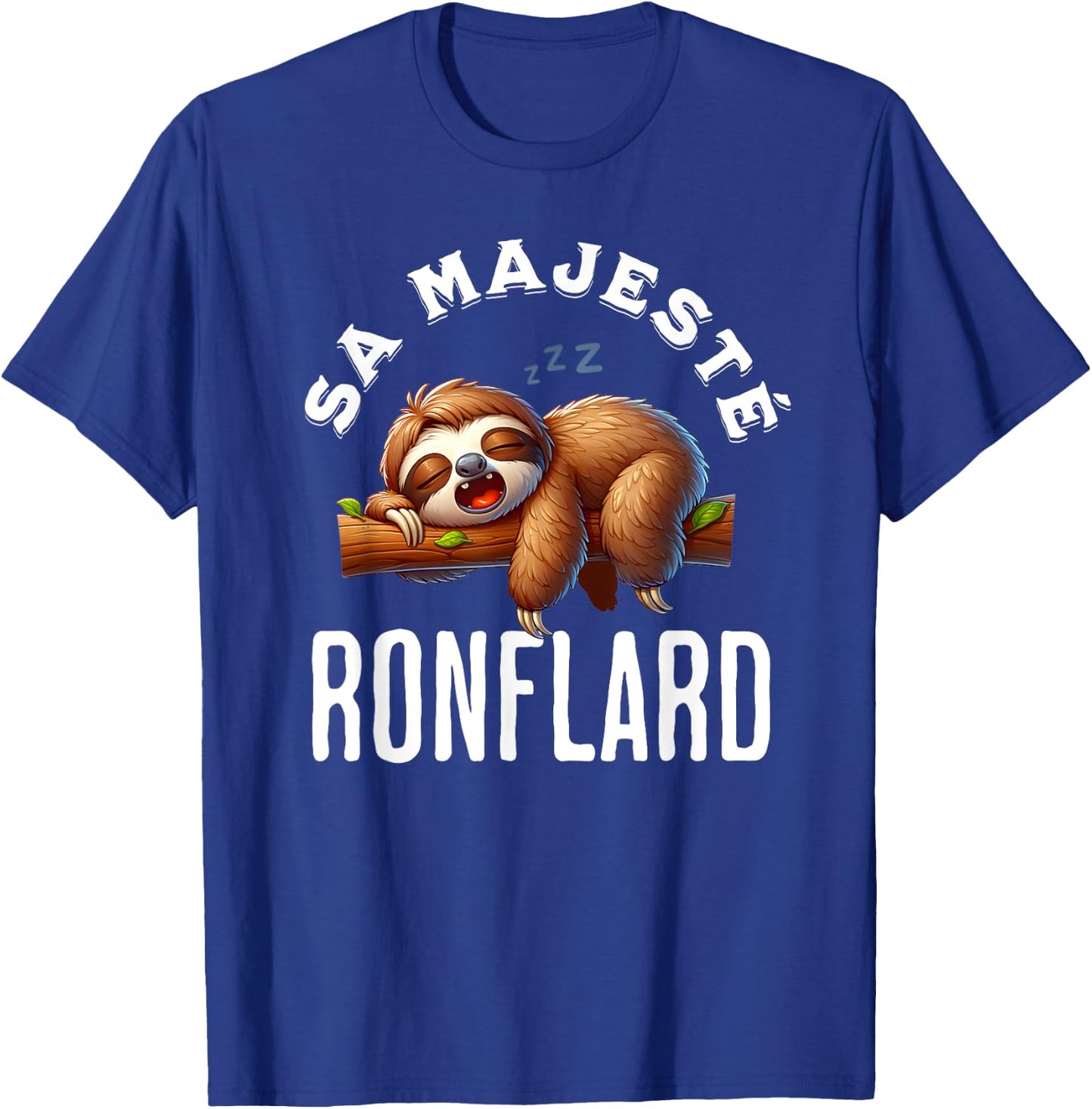 Snorer Funny Gift Man Humour Pyjamas , Black, S T-Shirt - T-Shirt | Royal