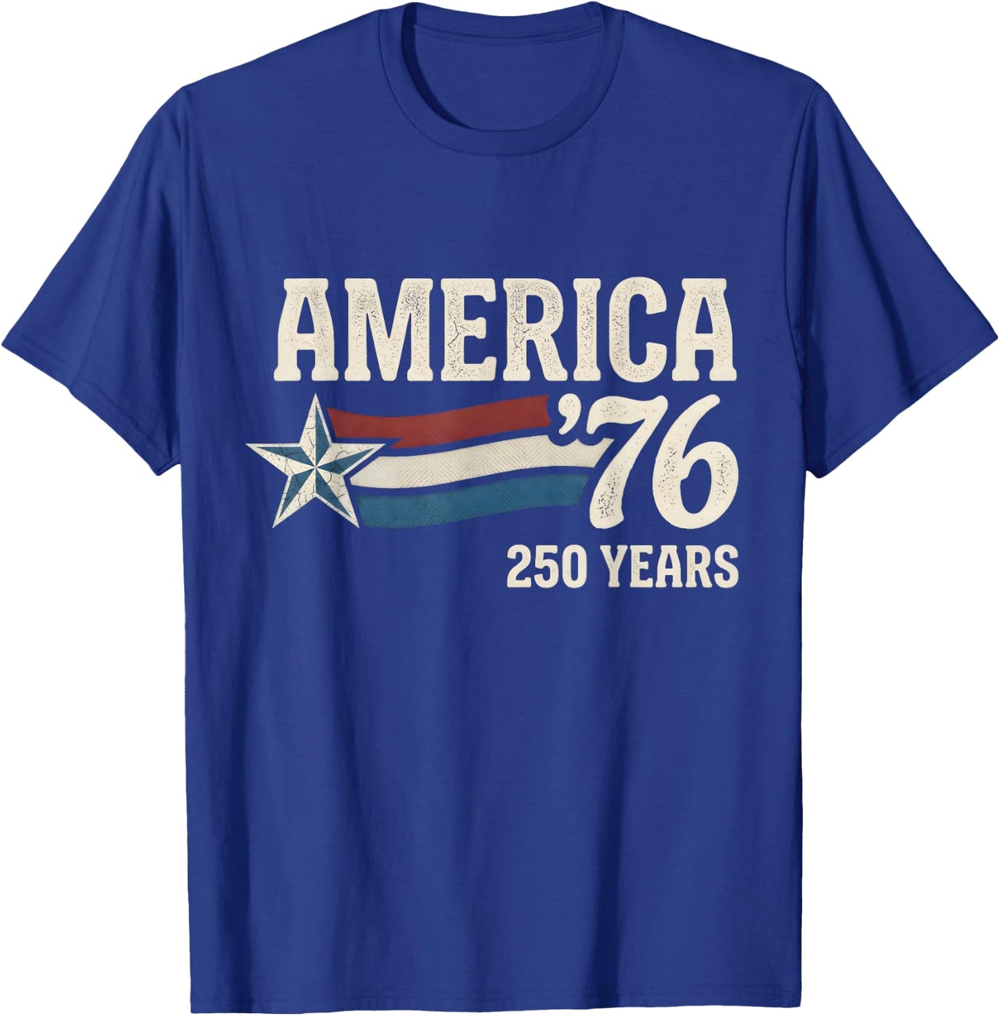 4th July Independence Day 250 Years American 1776 2026 250th T-Shirt - T-Shirt | Royal