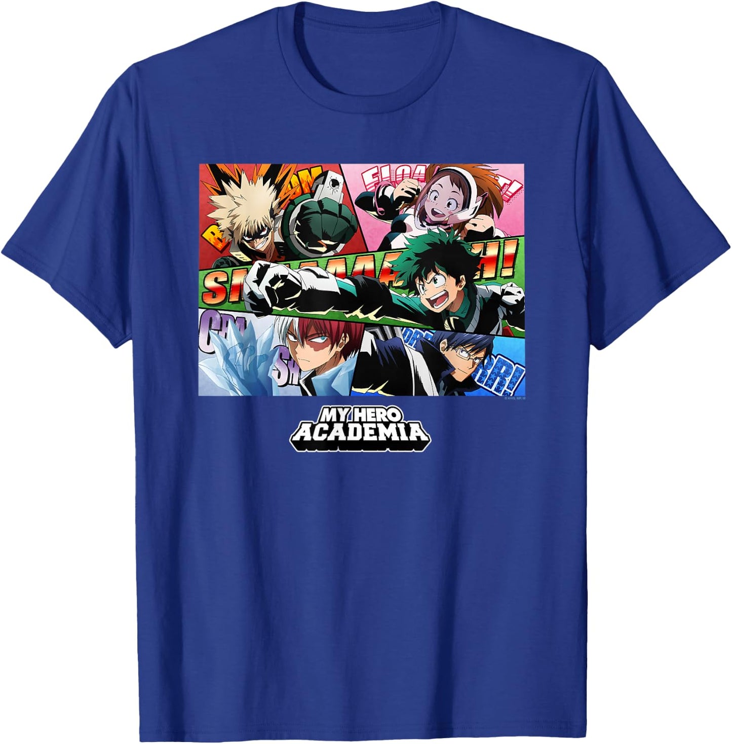 Ripple Junction x My Hero Academia Class 1-A Group Anime , black T-Shirt - T-Shirt | Royal