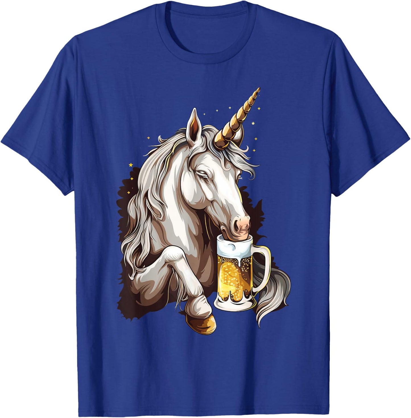 Beer Unicorn T-Shirt - T-Shirt | Royal