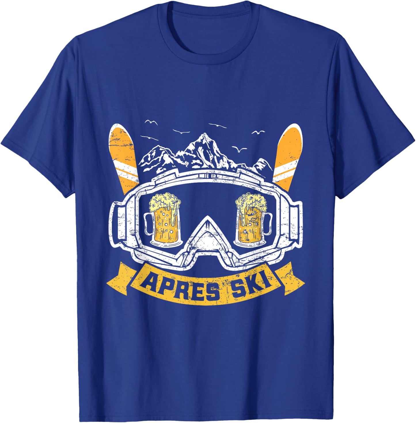 Apres-Ski Winter Sports , black T-Shirt - T-Shirt | Royal
