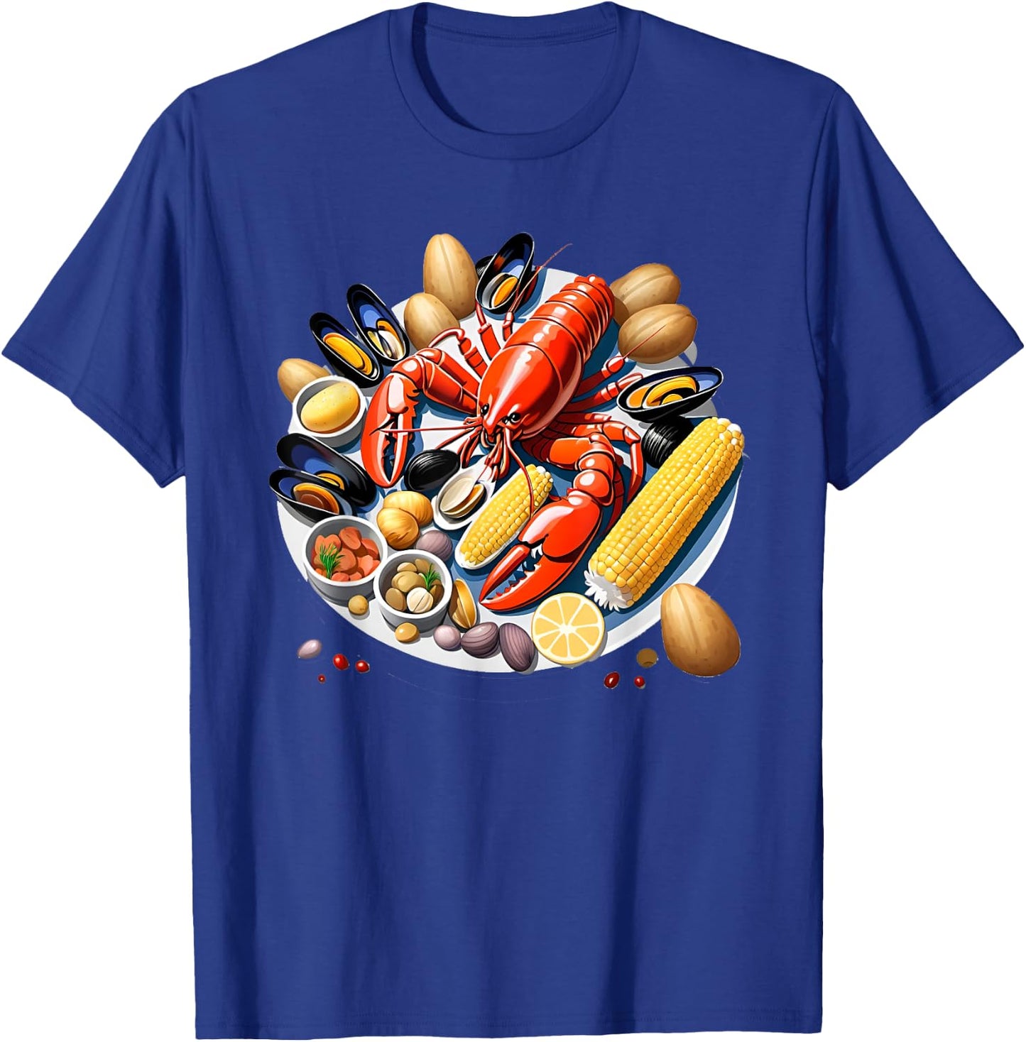 New England Shell Cake T-Shirt - T-Shirt | Royal
