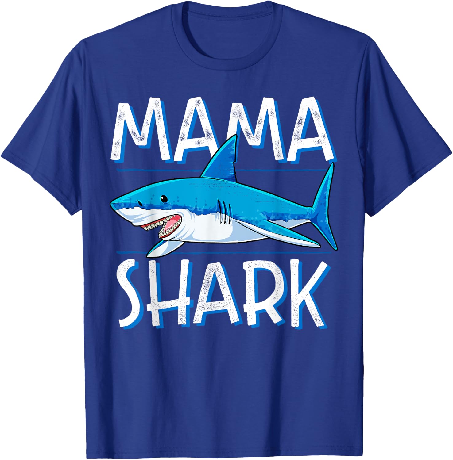 Mama Shark T Shirt Family Matching Mommy Mom Women Jawsome T-Shirt - T-Shirt | Royal