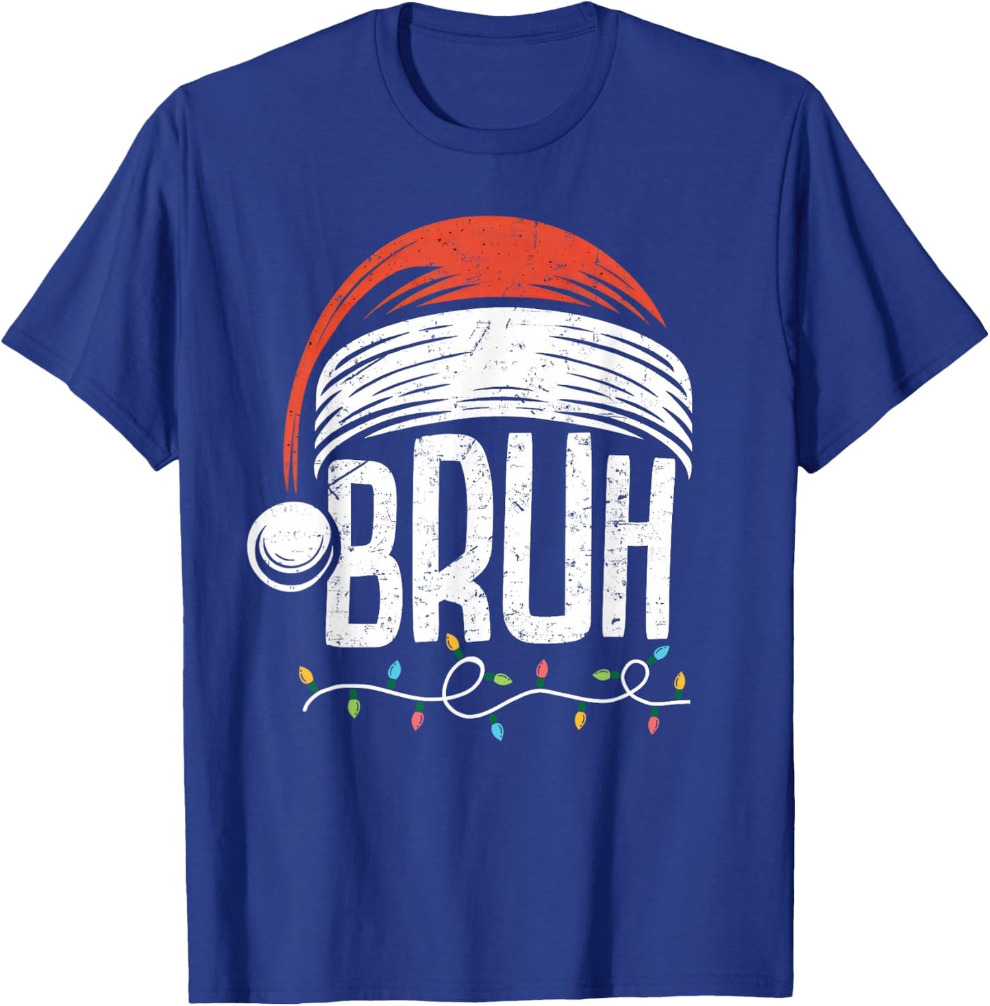 Merry Christmas Bruh Xmas Meme Funny Saying for Boys Men T-Shirt - T-Shirt | Royal