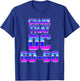 Crank That Washington D.C. Go-Go Retro Front Back T-Shirt - T-Shirt | Royal