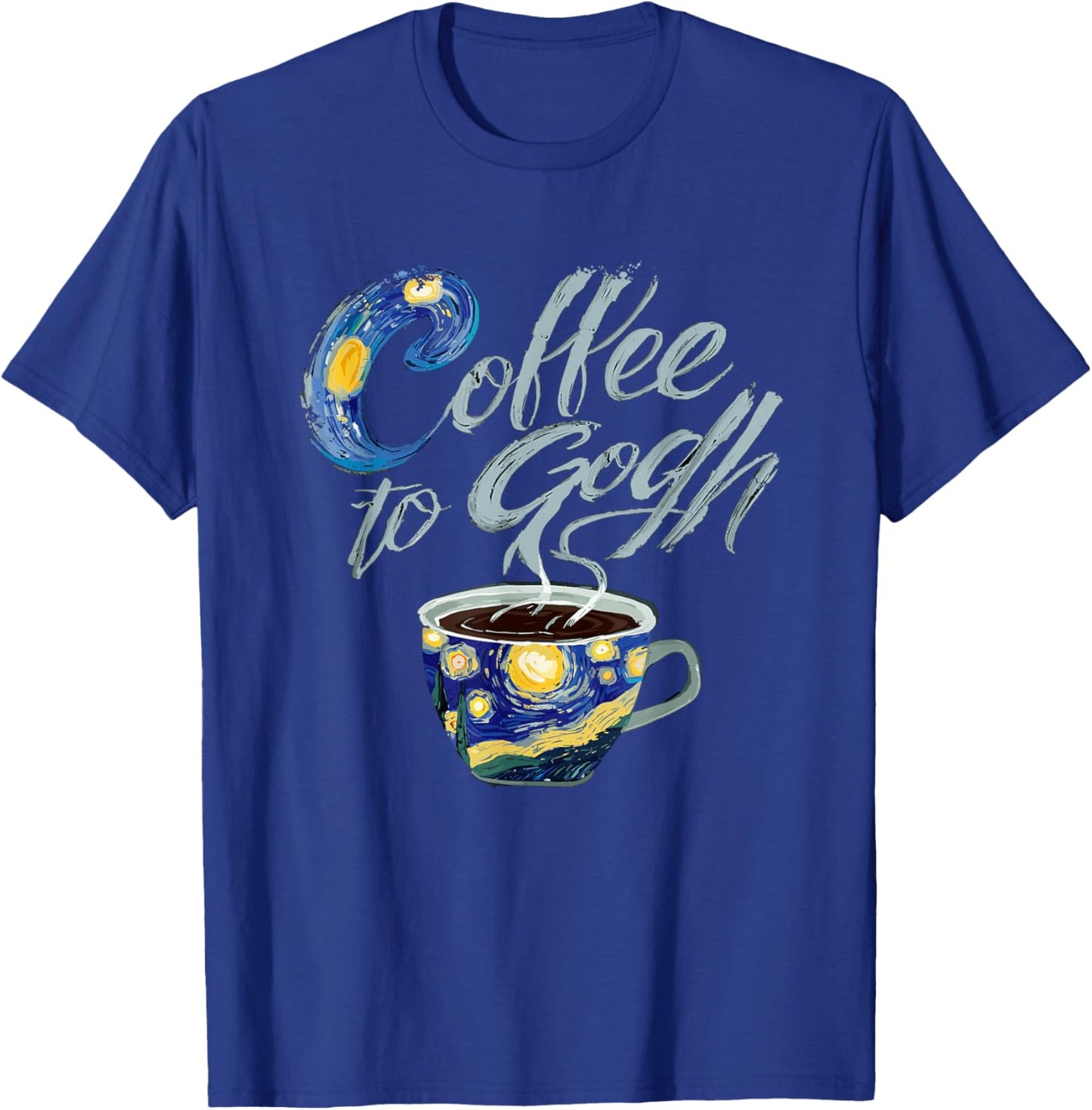 Coffee to gogh T-Shirt - T-Shirt | Royal