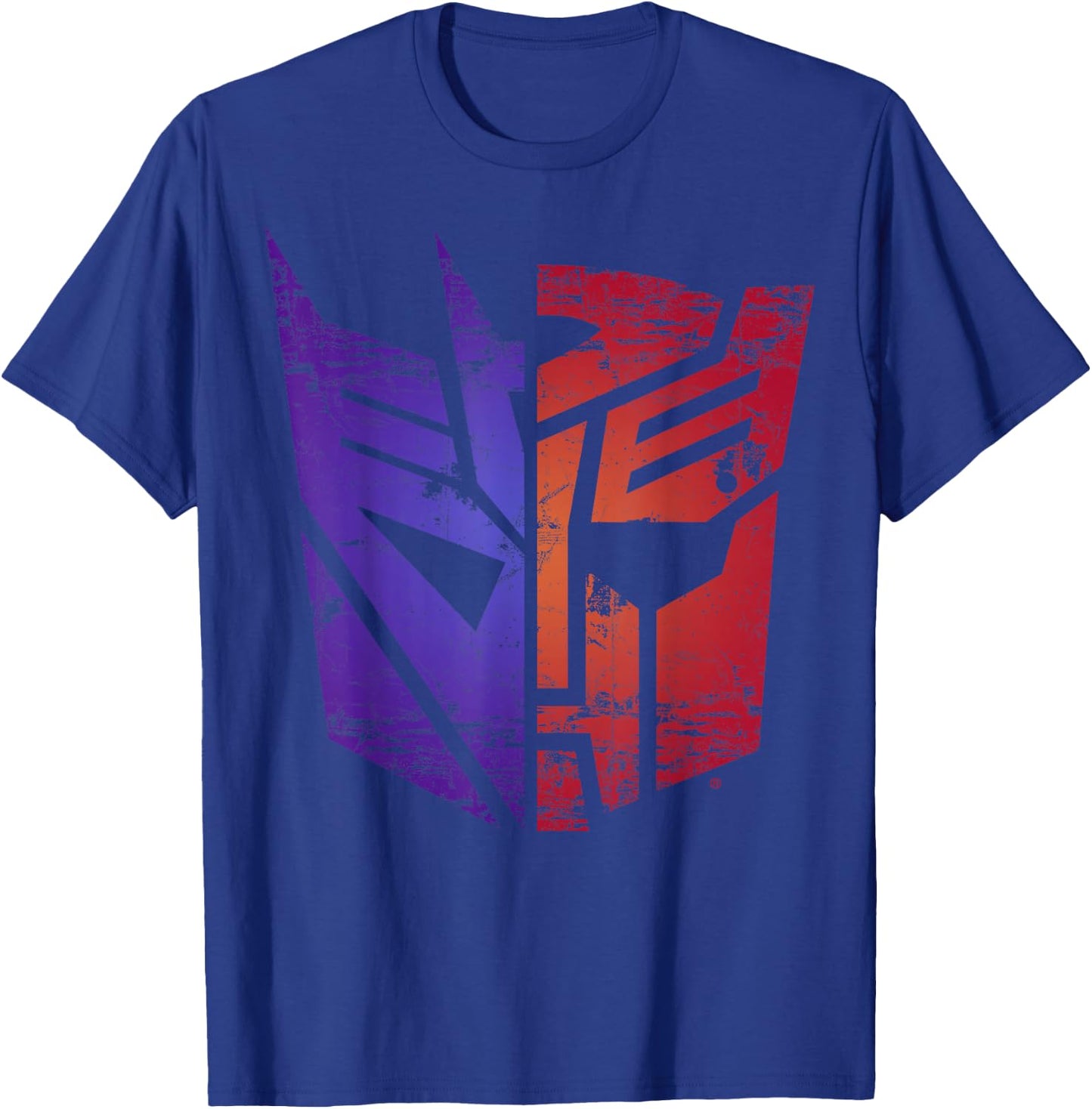 Transformers Decepticon Autobot Split Logo , Black, S T-Shirt - T-Shirt | Royal