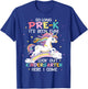 So Long Pre-K Kindergarten Here I Come Unicorn Graduation T-Shirt - T-Shirt | Royal