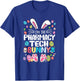 I'm The Pharmacy Tech Bunny Funny Bunny Ear Easter Gifts T-Shirt - T-Shirt | Royal