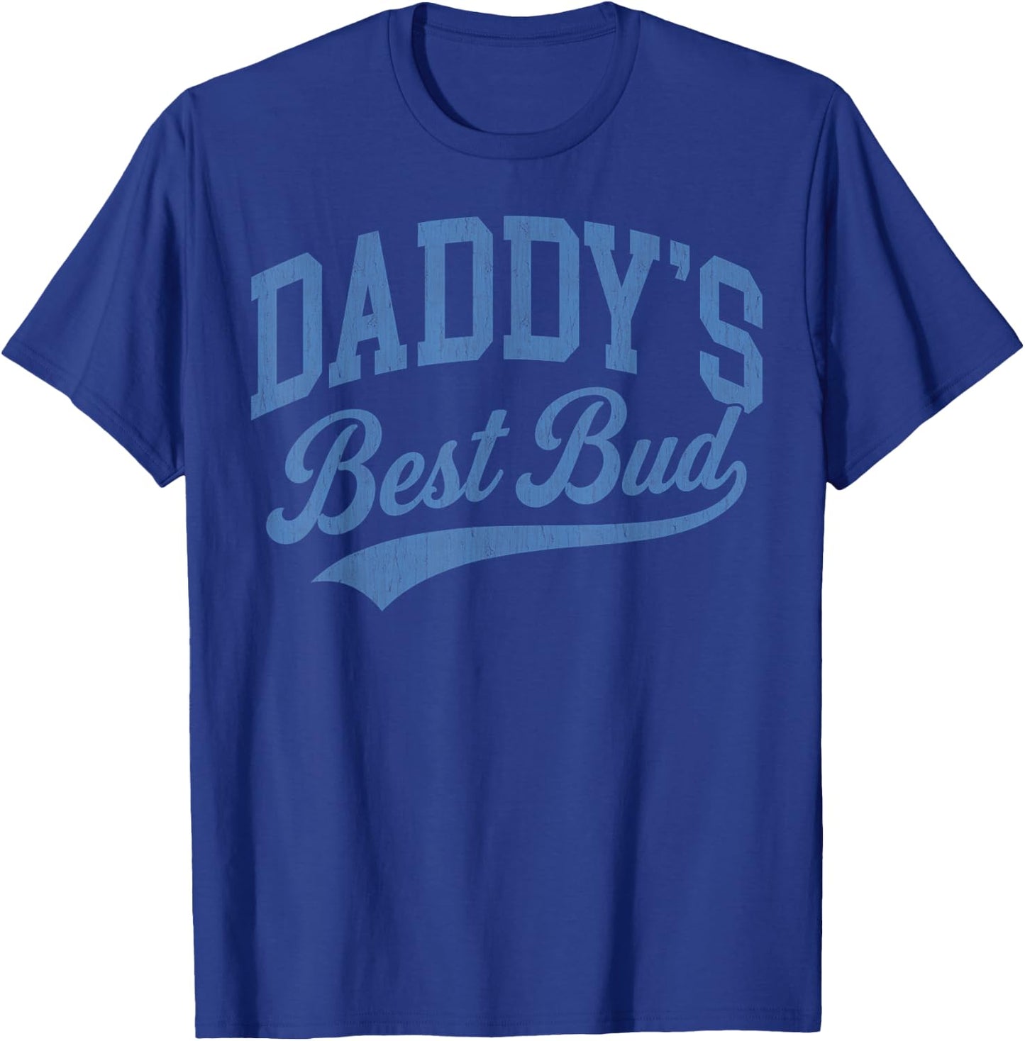 Dad's Best Bud Boys Youth Kids Father's Day T-Shirt - T-Shirt | Royal