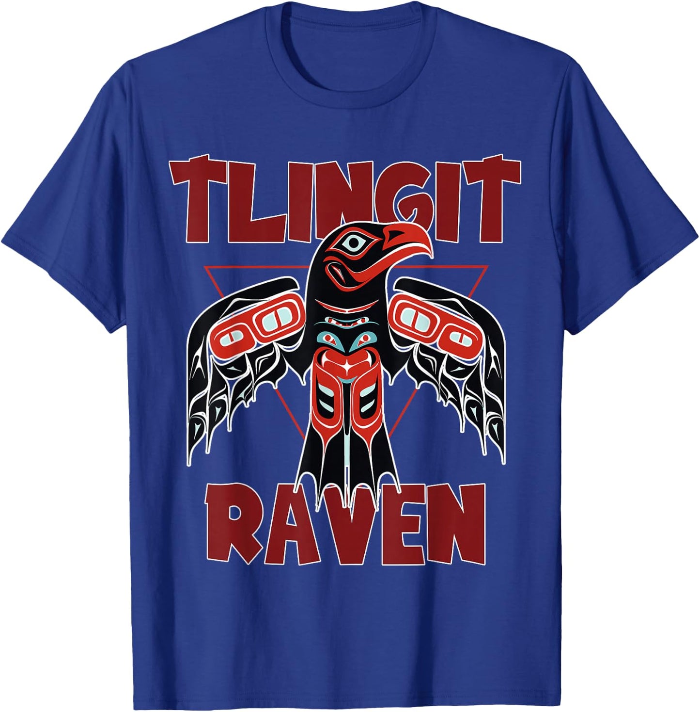 Alaska Tlingit Shirt for Native Raven Totem T-Shirt - T-Shirt | Royal