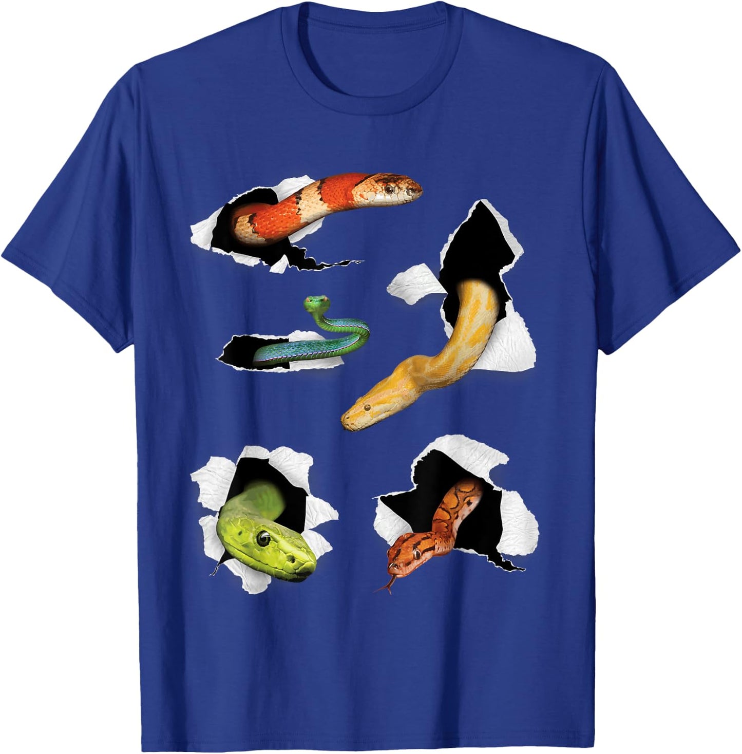 Snake Lover, Reptile Lover, Snake Owner, Snake T-Shirt - T-Shirt | Royal
