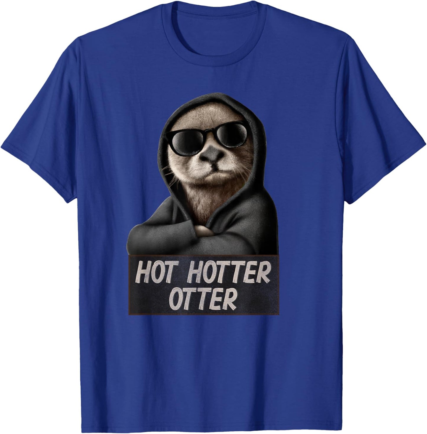 Funny Hot Hotter Otter Otterliebe , black T-Shirt - T-Shirt | Royal