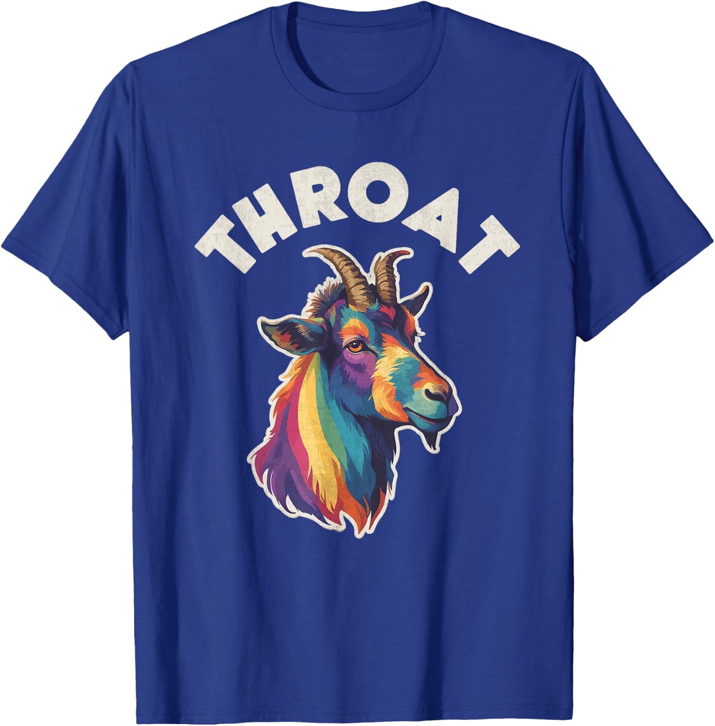 Throat Goat LGBT Lesbian Gay Pride T-Shirt - T-Shirt | Royal