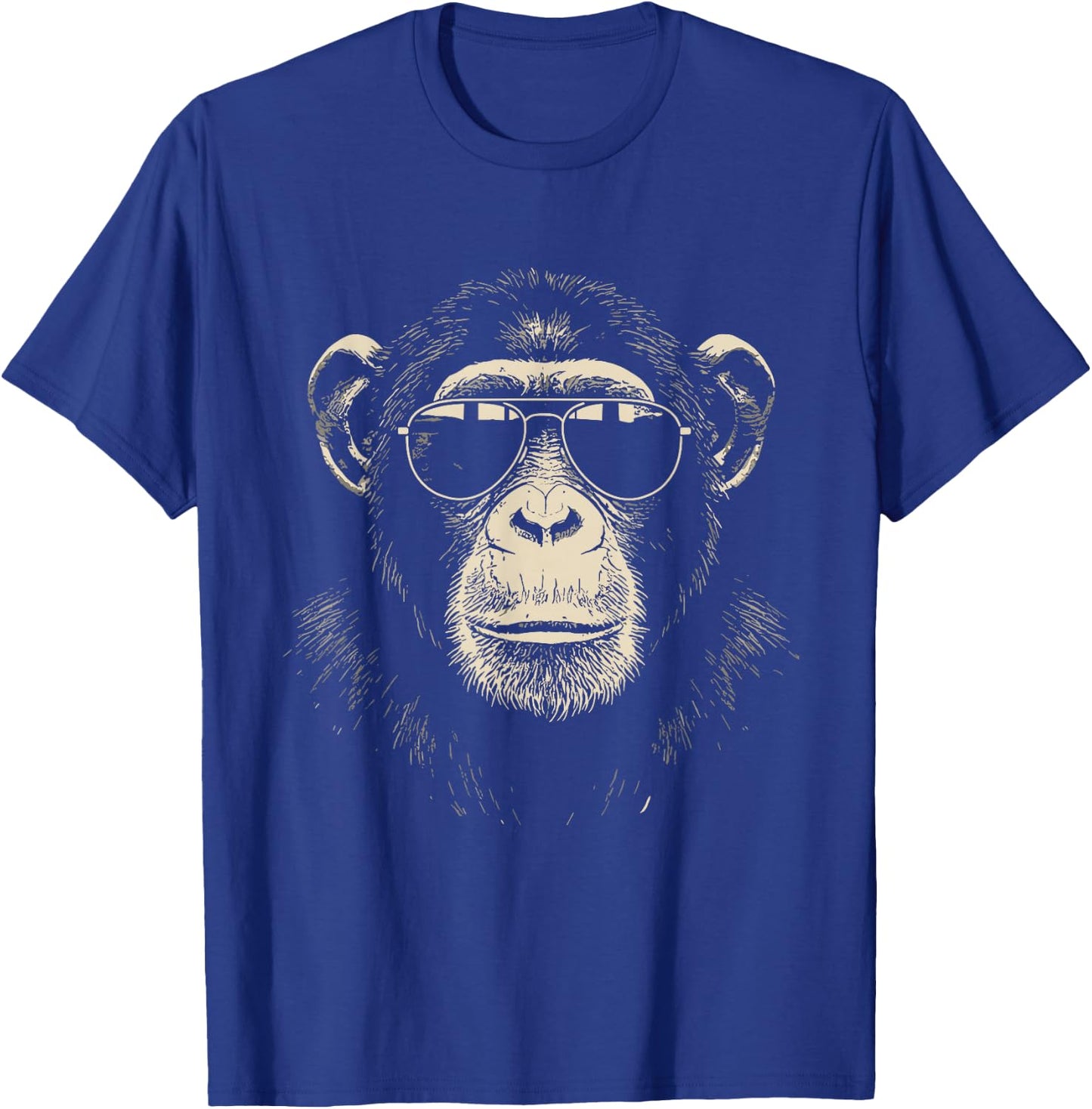 Cute Chimp Wearing Sunglasses Monkey Shirt Women T-Shirt - T-Shirt | Royal