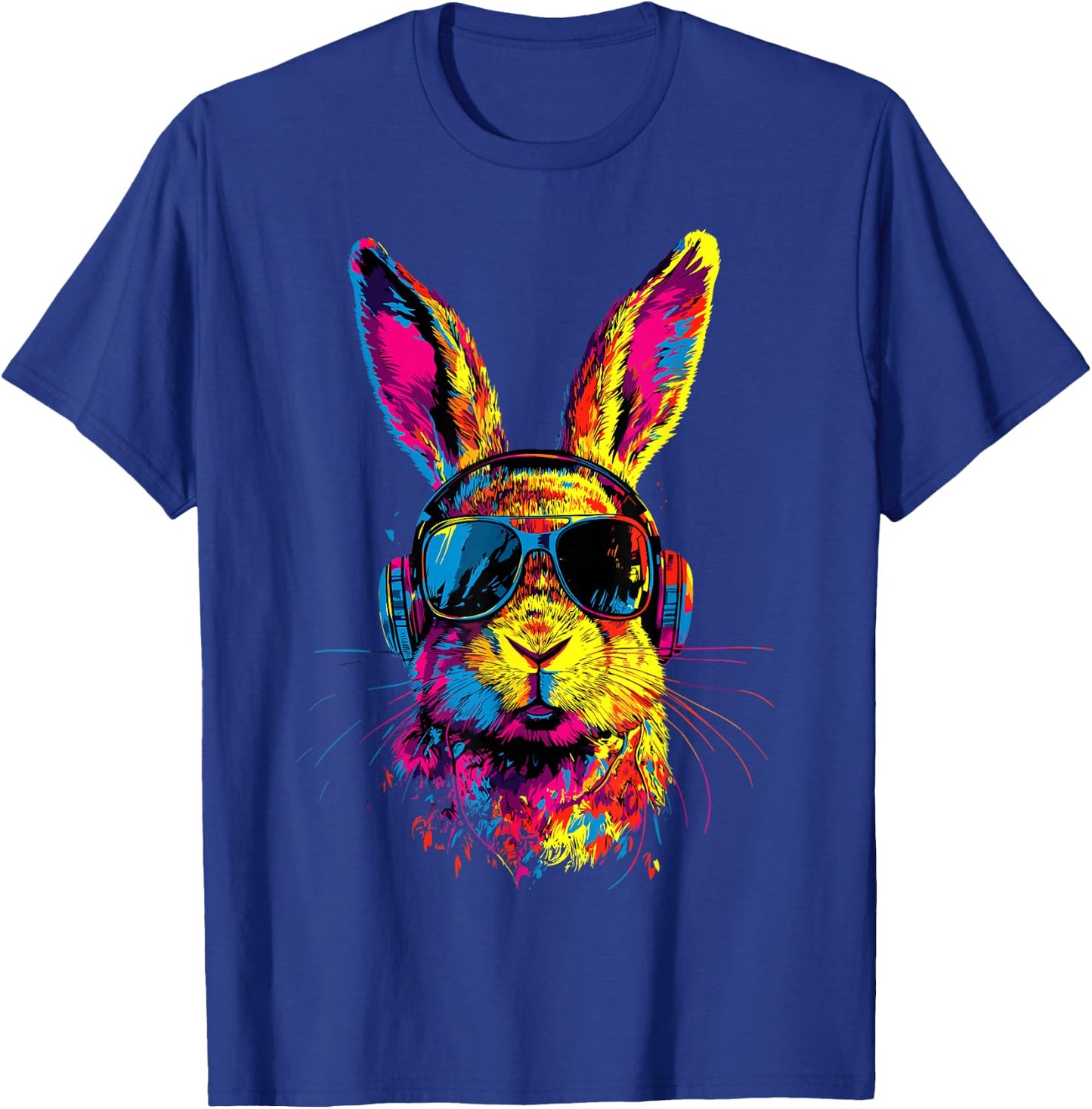 Lapin avec Lunettes de Soleil Lapin des Champs Doux Lapins T-Shirt - T-Shirt | Royal
