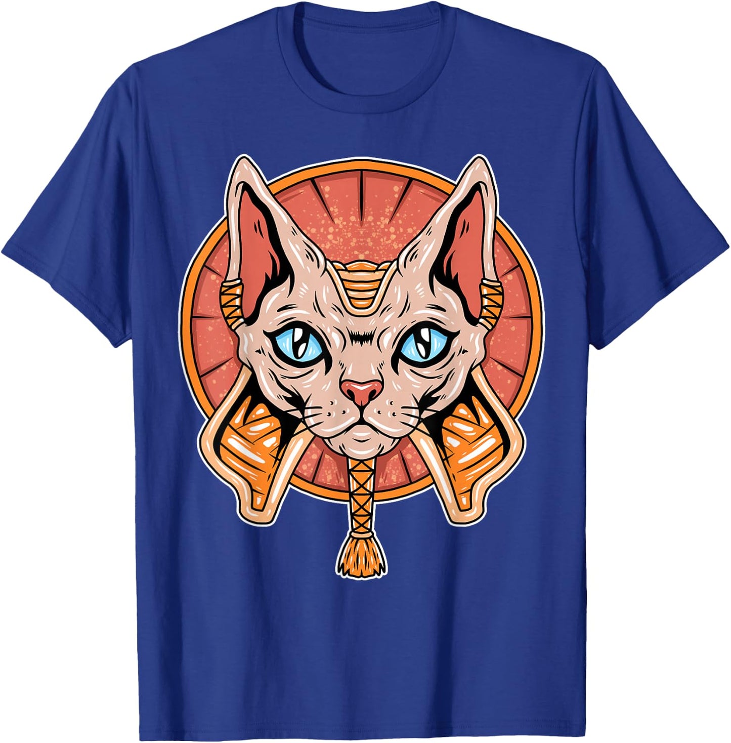 Sphynx Egypt Pharaoh Sphinx Devon Rex Cat Ancient Egyptian T-Shirt - T-Shirt | Royal
