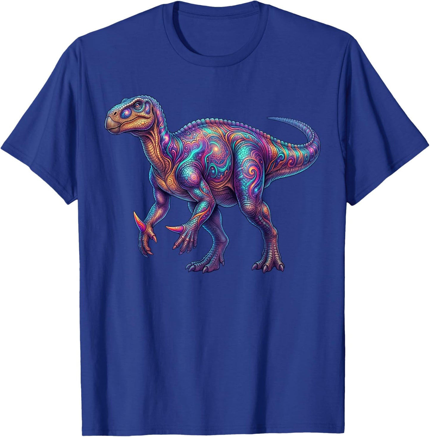 Iguanodon Dinosaur Paleontology Prehistoric Herbivore T-Shirt - T-Shirt | Royal