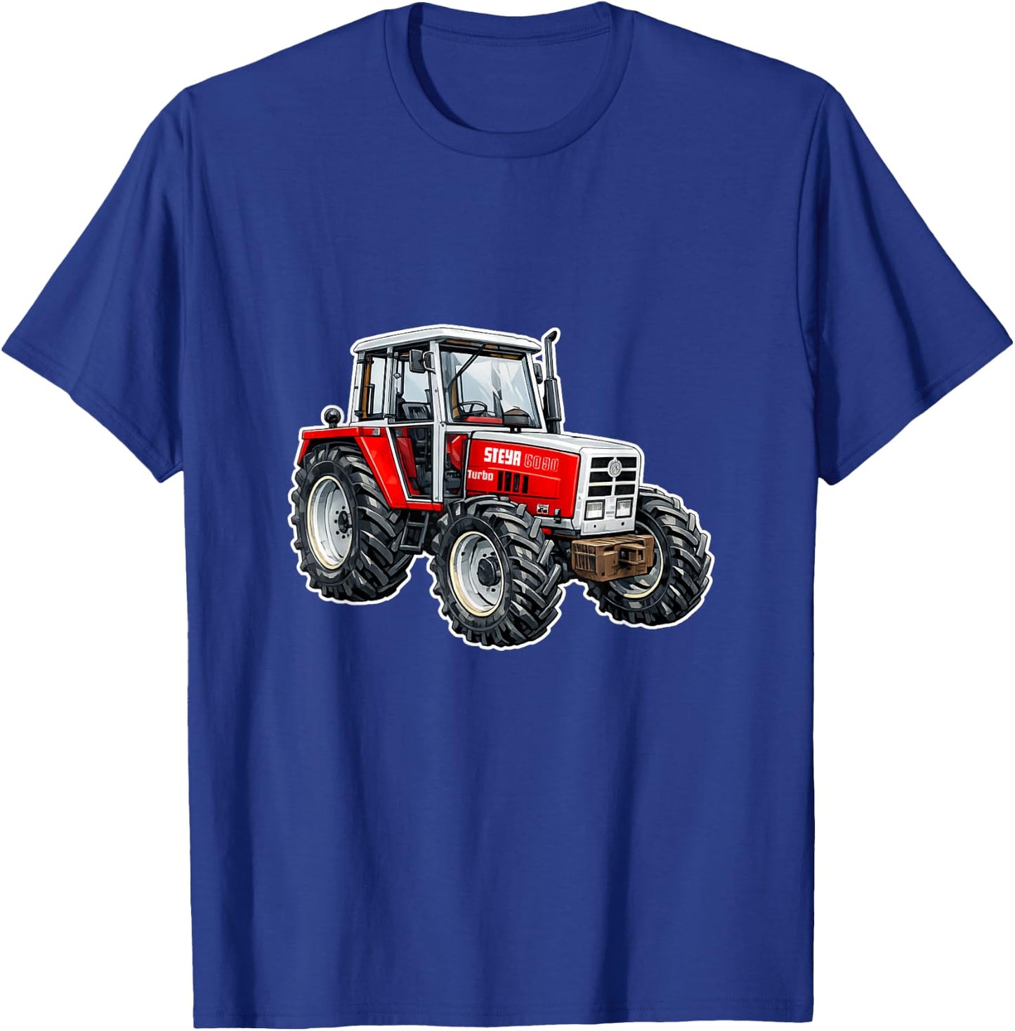 Steyr Austria Laster Landwirtschaft Trecker 8090 Traktor T-Shirt - T-Shirt | Royal