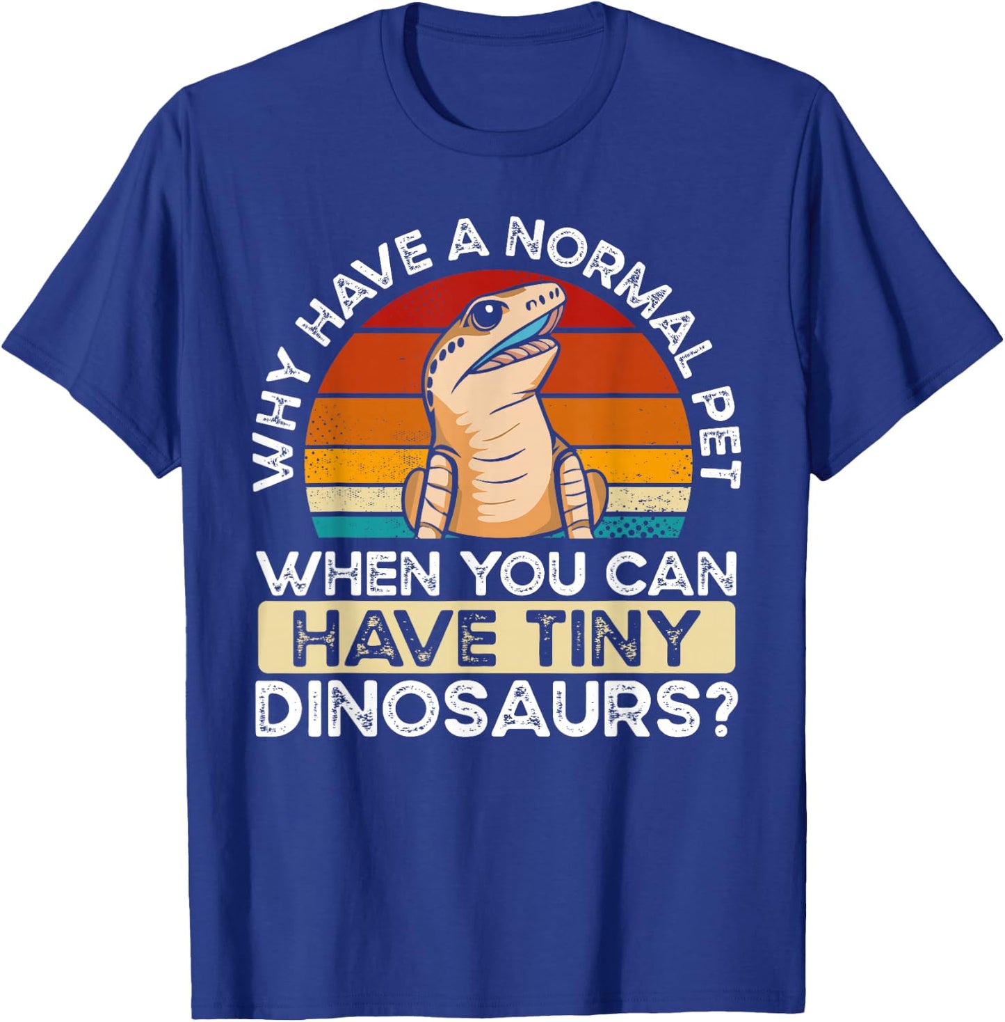 Blue Tongued Lizard Herpetology Enthusiast Design T-Shirt - T-Shirt | Royal
