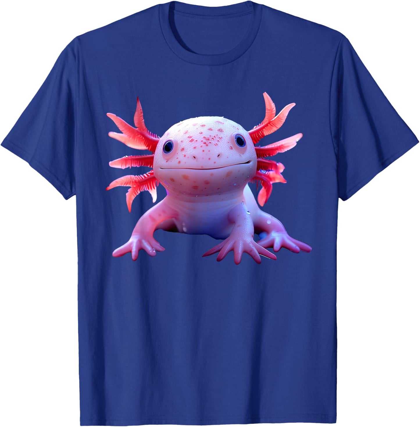 Axolotl Kleiner Querzahnmolch Schwanzlurch Süßer Axolotl T-Shirt - T-Shirt | Royal