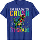 I'm Ready To Crush 1st Grade Back to School T Rex Kids Boys T-Shirt - T-Shirt | Royal