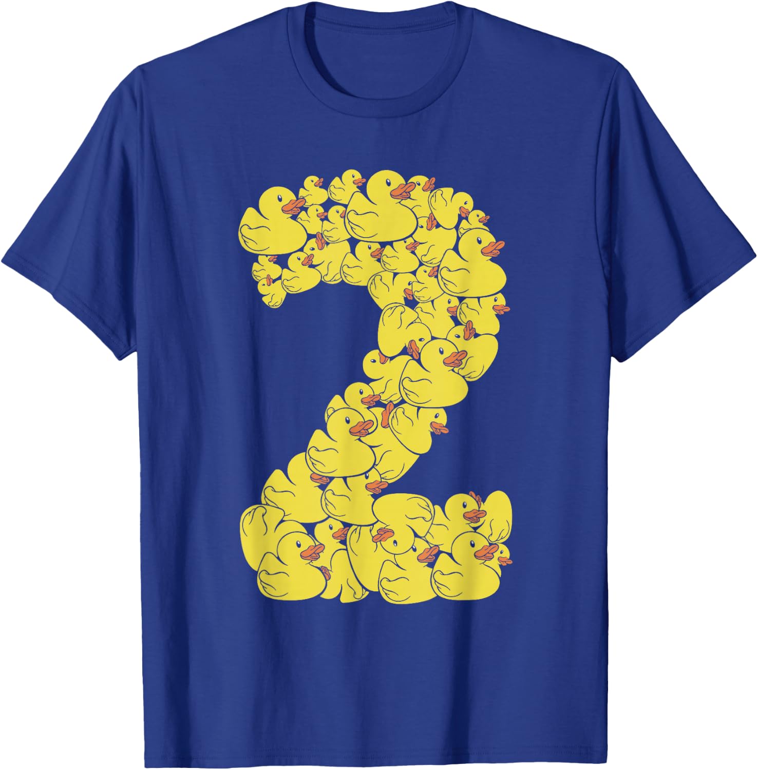 Rubber Ducky 2 Year Old Quack Birthday Rubber Duck T-Shirt - T-Shirt | Royal