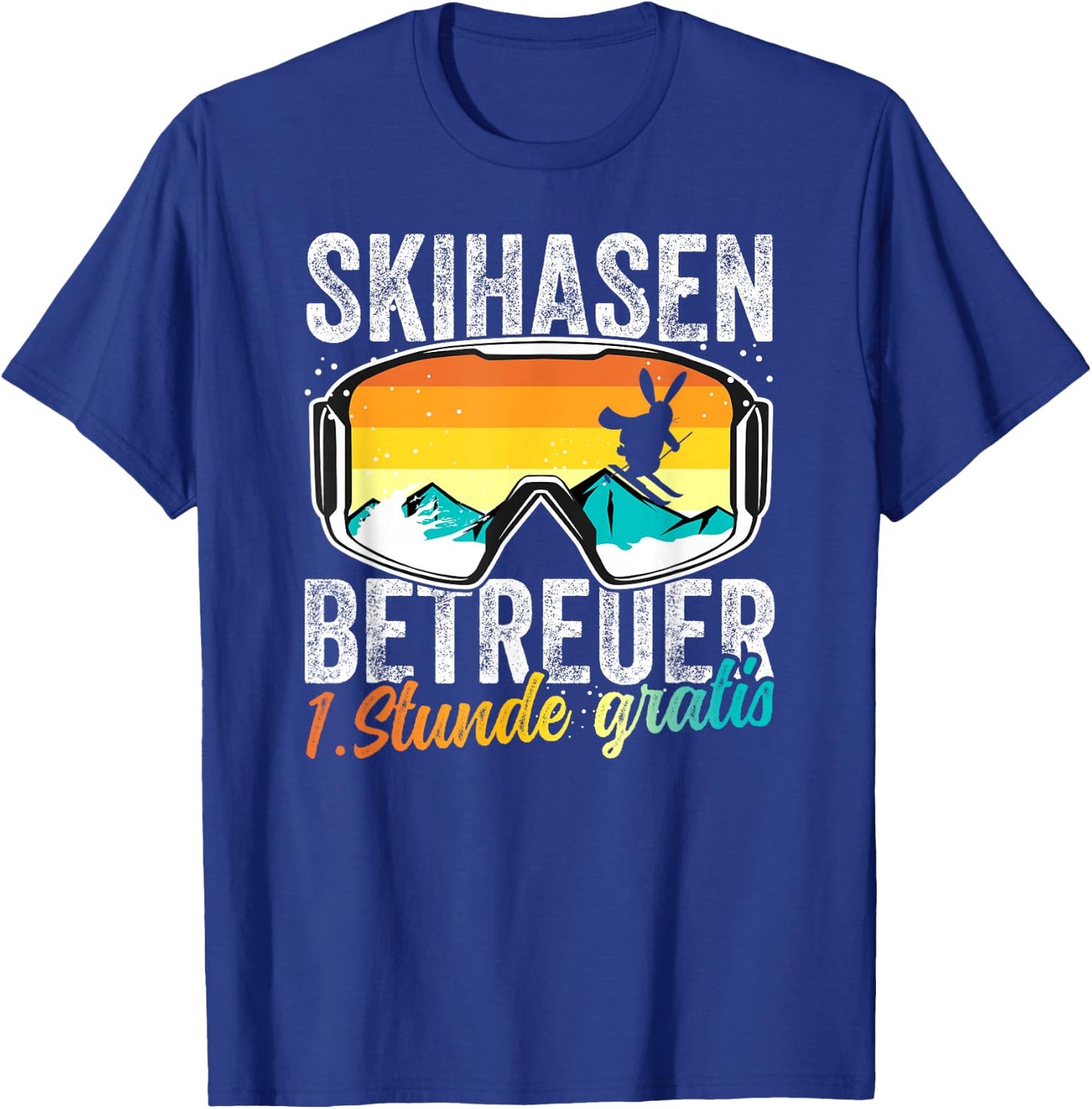 Ski Bunny Caregiver Ski Holiday Ski Instructor Apres Ski Party , black T-Shirt - T-Shirt | Royal
