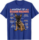 ANATOMY OF A MALINOIS Belgian Shepherd Dog Owners T-Shirt - T-Shirt | Royal