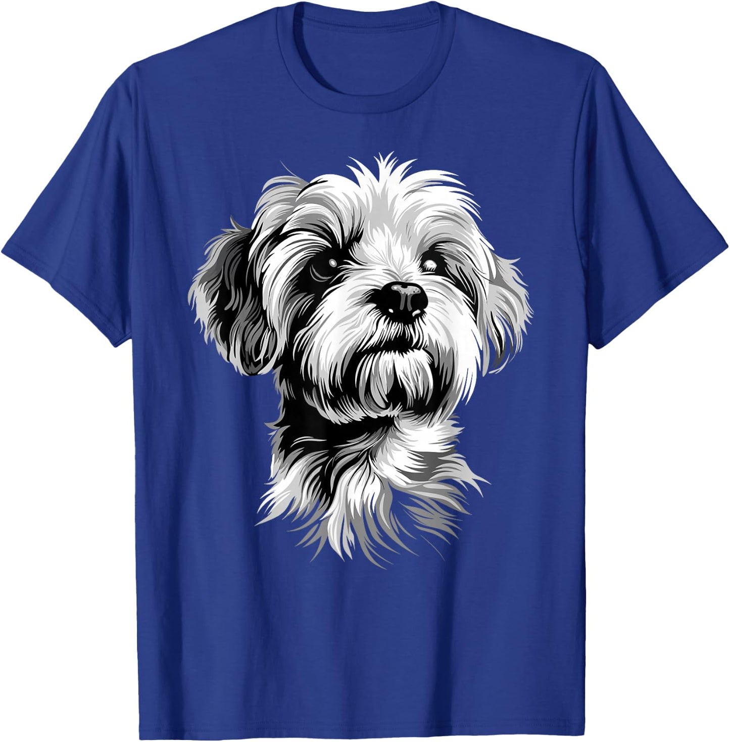 Bichon Maltese Small Dog Bichon Maltese Love Cute , Black, S T-Shirt - T-Shirt | Royal