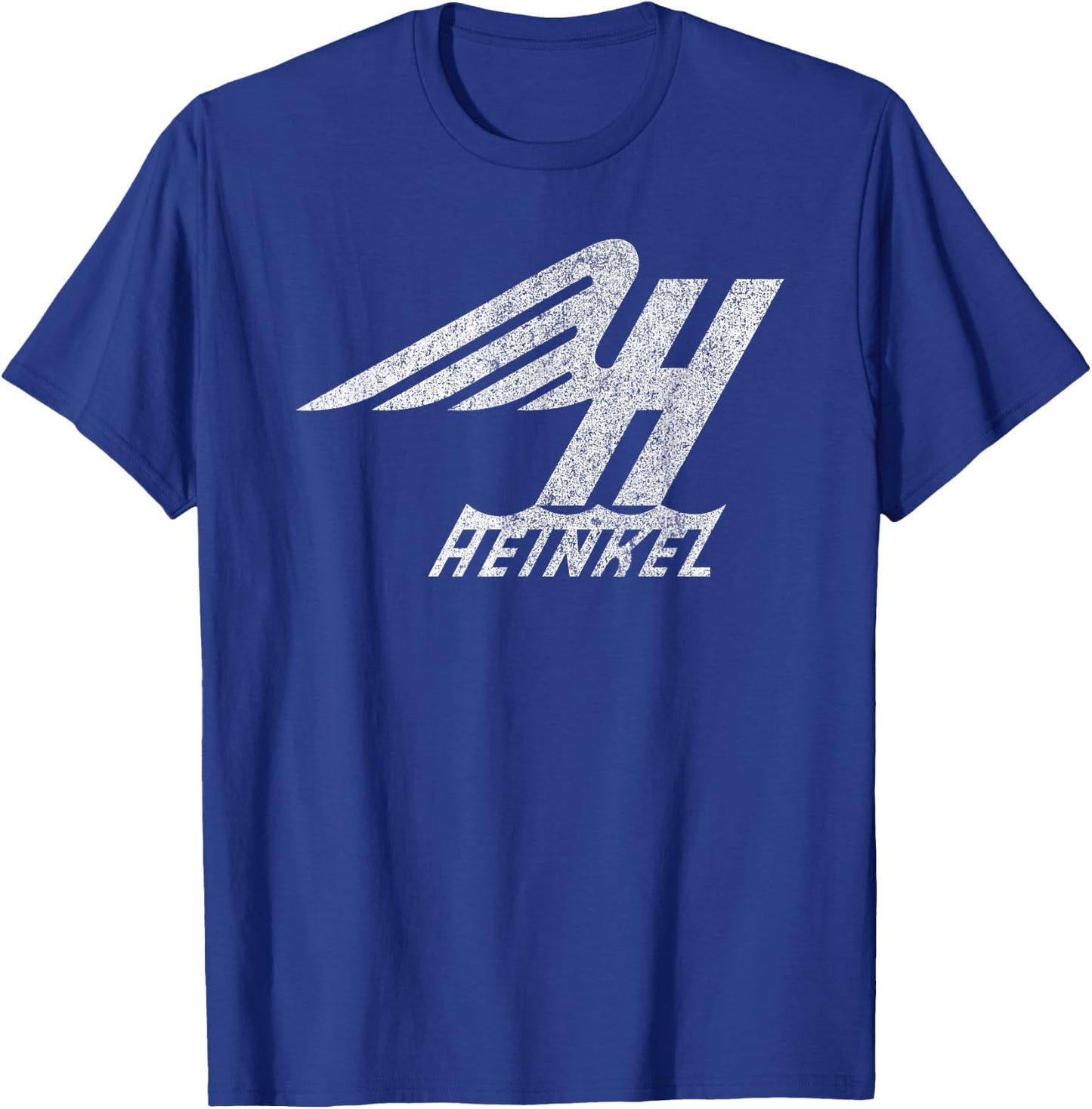 Heinkel Winged H Logo Deutsche Flugzeugfirma in Not T-Shirt - T-Shirt | Royal