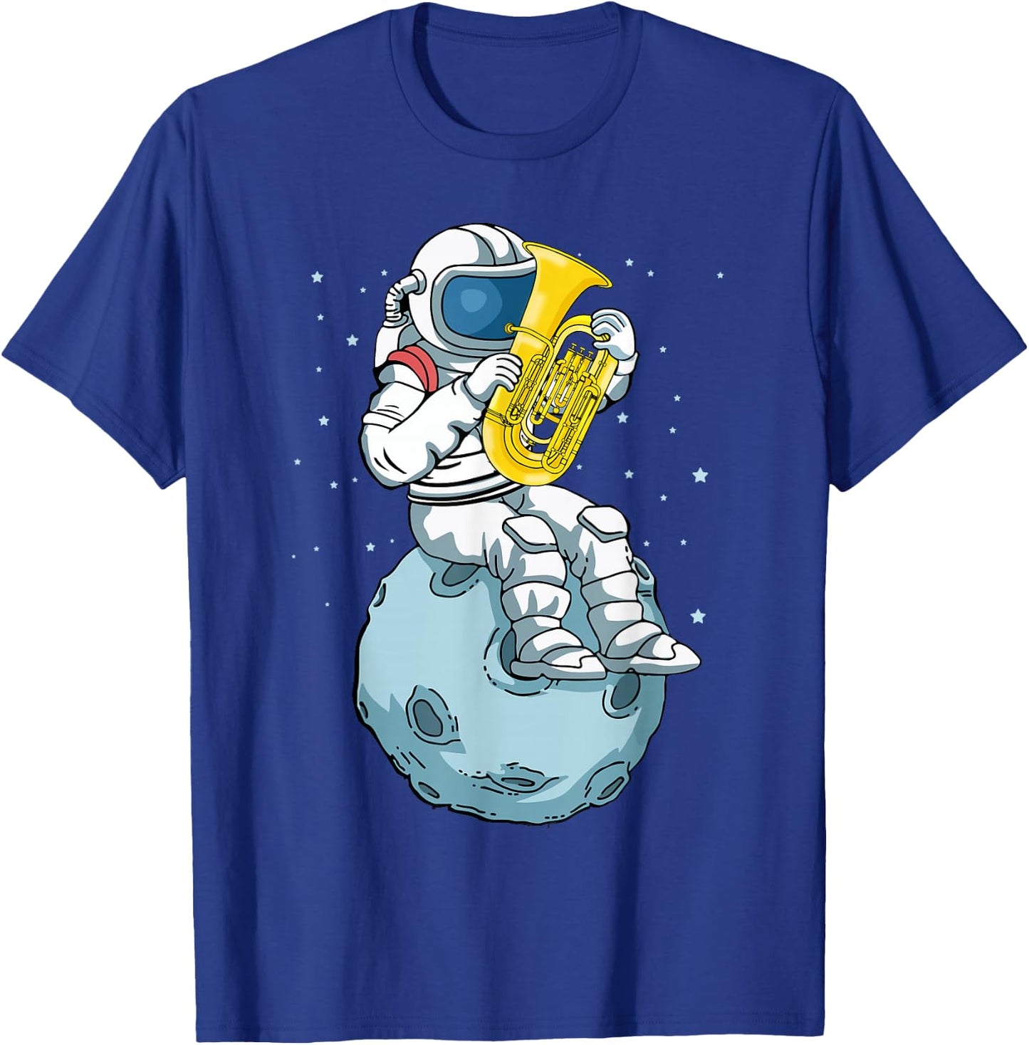 Astronaut Tuba Spieler Musikliebhaber Kinder Big Band Tuba T-Shirt - T-Shirt | Royal