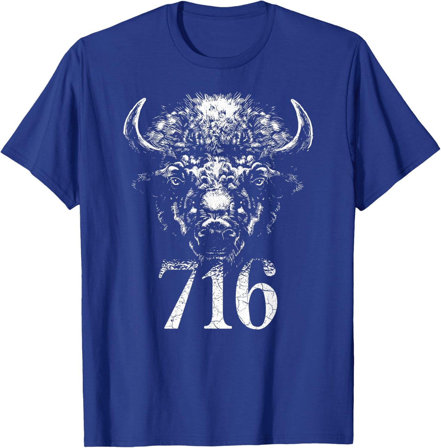 Buffalo 716 – Home BFLO NY Western New York T-Shirt - T-Shirt | Royal