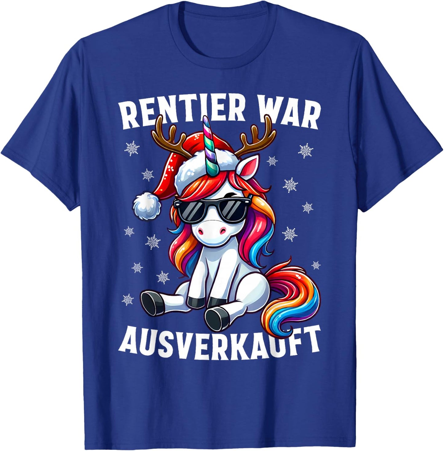 Funny Reindeer War Sold Out Funny Reindeer Christmas , black T-Shirt - T-Shirt | Royal