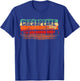 Retro Vintage Sunset Chesapeake Bay T-Shirt - T-Shirt | Royal