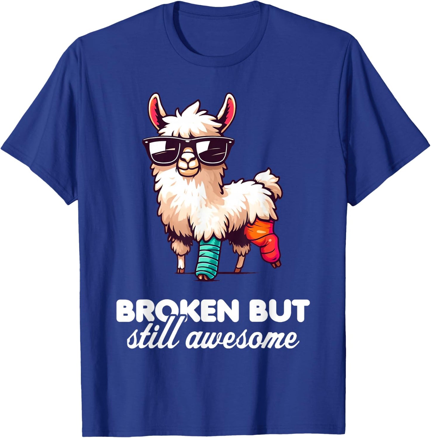 Funny Broken But Still Awesome Broken Arm Gifts For Kids T-Shirt - T-Shirt | Royal