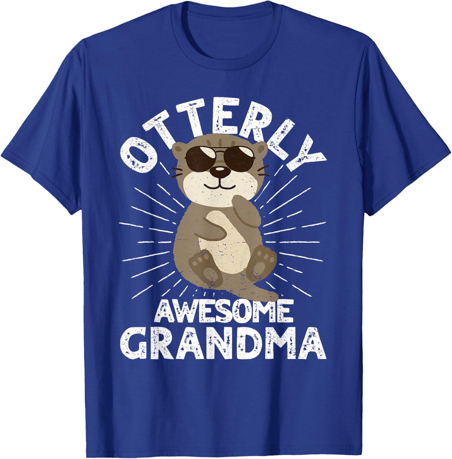 Funny Grandma Otterly Awesome Grandma Otter T-Shirt - T-Shirt | Royal