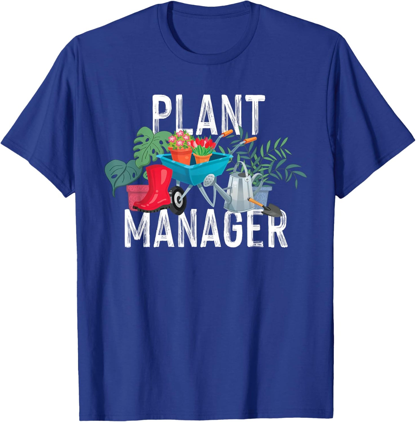 Gardening Plant Manager T-Shirt - T-Shirt | Royal