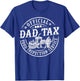 Funny Dad Tax Official Food Inspection Service Father's Day T-Shirt - T-Shirt | Royal