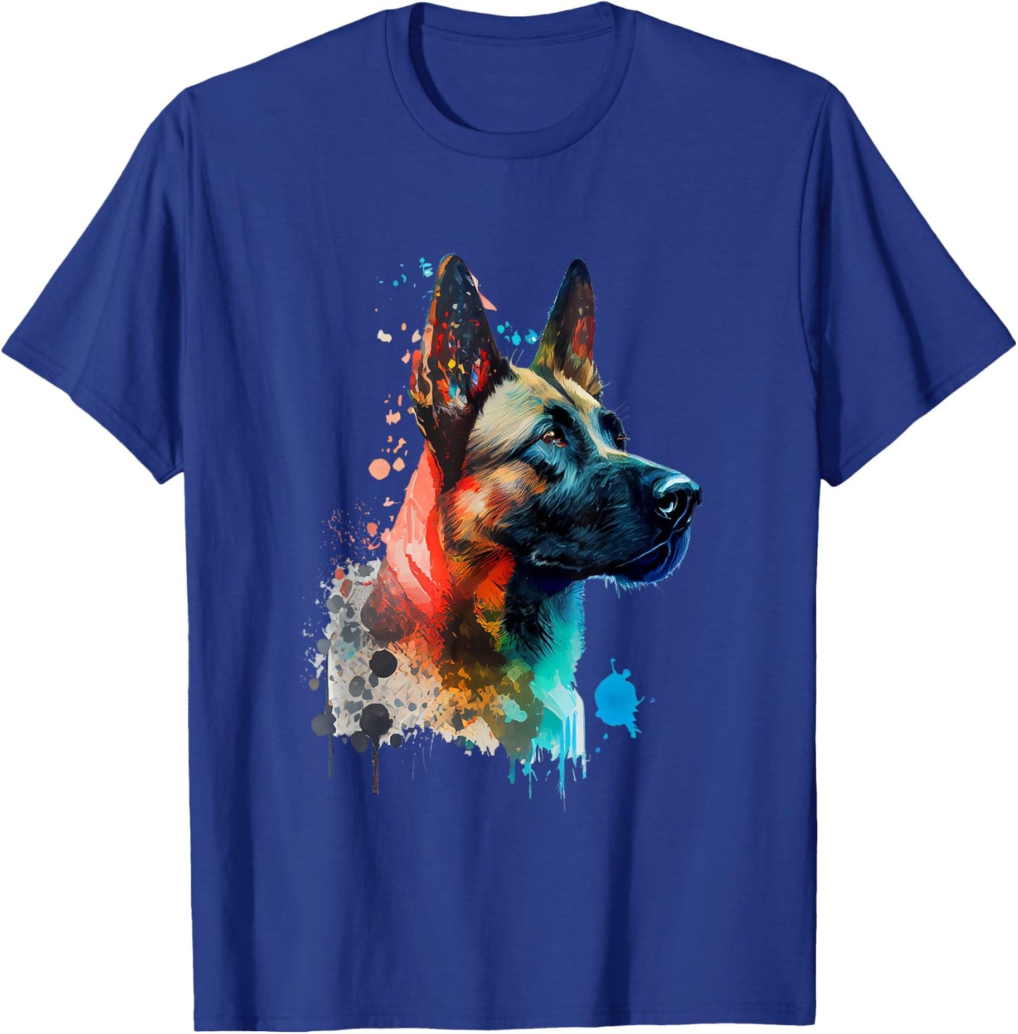 Malinois Belgischer Schäferhund Gassi Gehen Hundebesitzer T-Shirt - T-Shirt | Royal