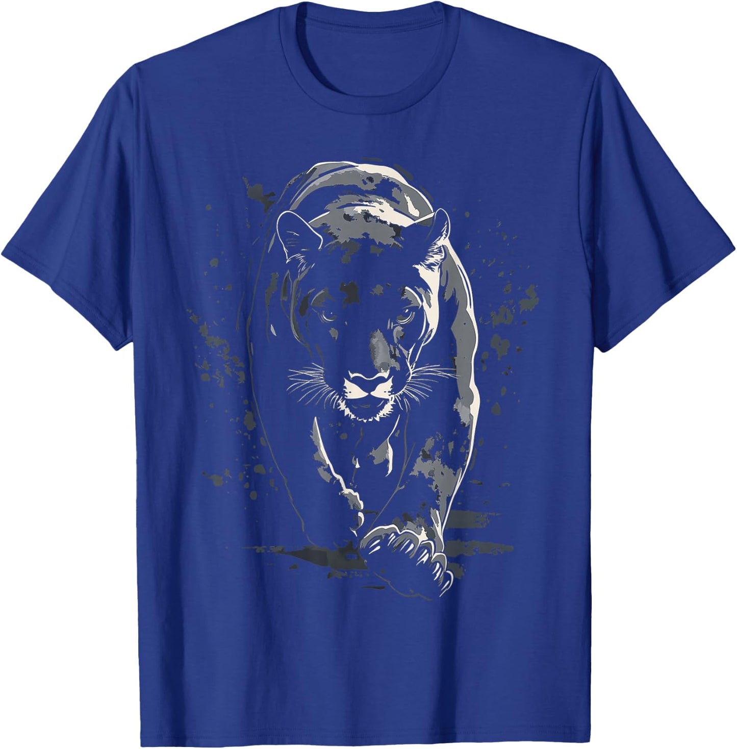 Puma Animals Artwork Puma , black T-Shirt - T-Shirt | Royal