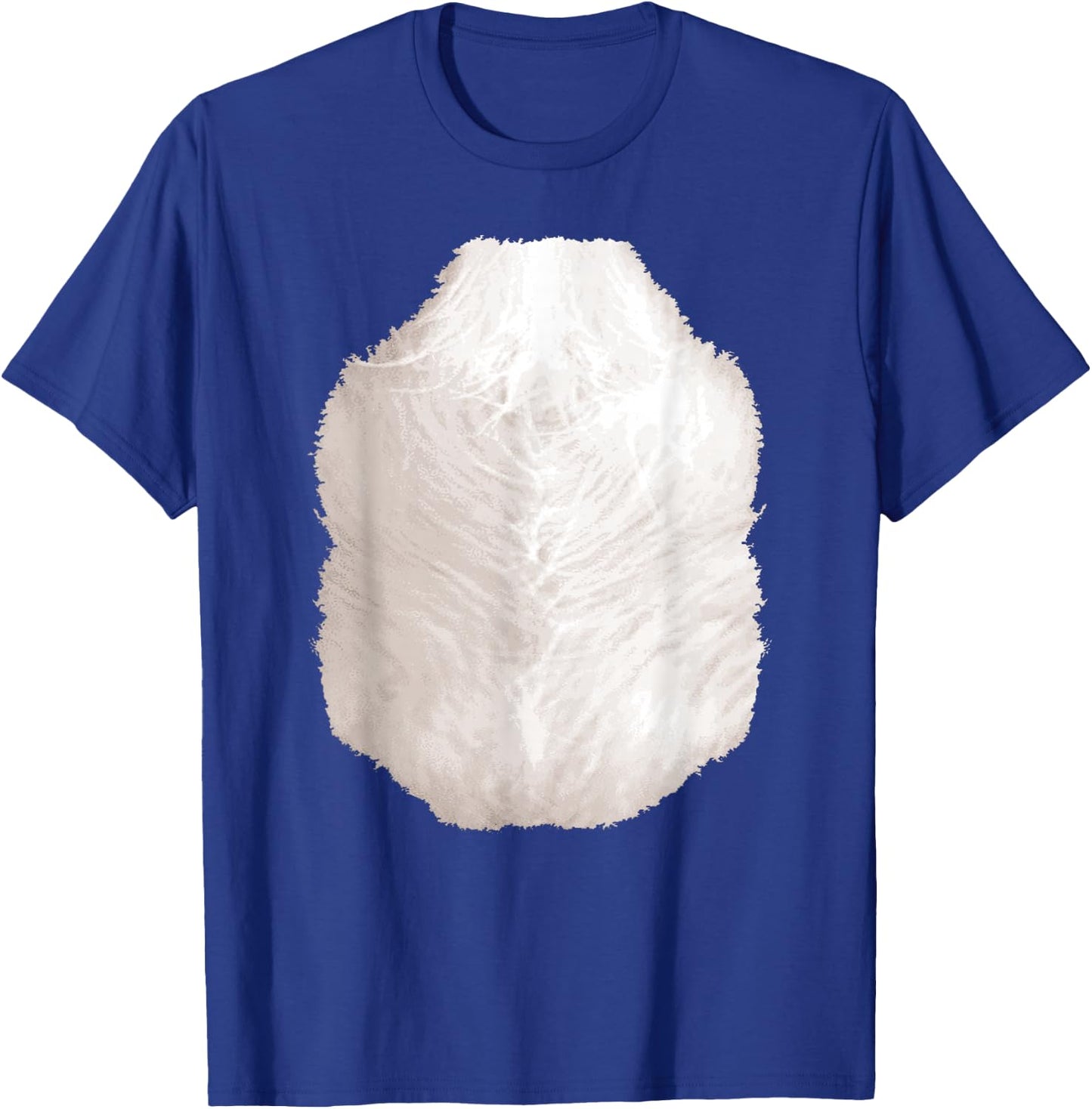 Cute Panda Chest Hair Halloween Costume Hairy Belly Picture T-Shirt - T-Shirt | Royal