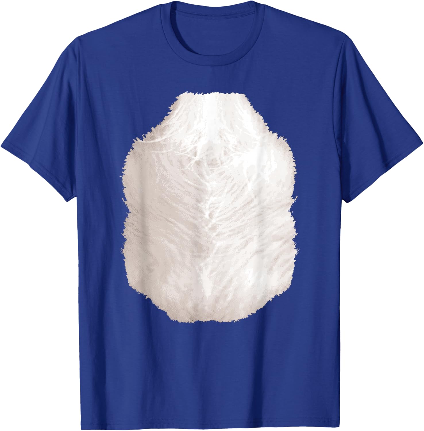 Cute Panda Chest Hair Halloween Costume Hairy Belly Picture T-Shirt - T-Shirt | Royal