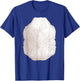 Cute Panda Chest Hair Halloween Costume Hairy Belly Picture T-Shirt - T-Shirt | Royal