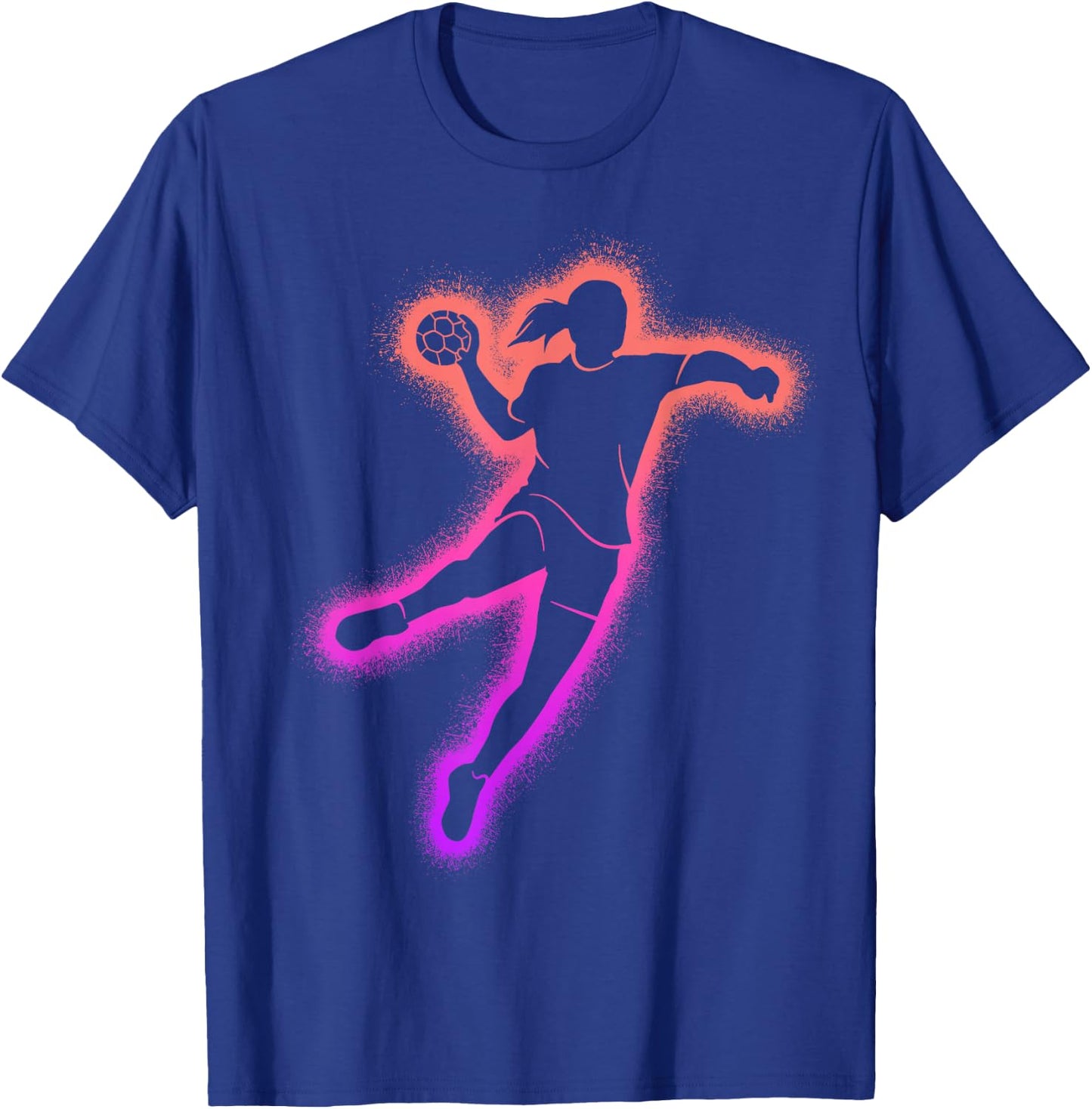 Handball Frauen Handballspieler Kinder Mädchen Handballerin T-Shirt - T-Shirt | Royal