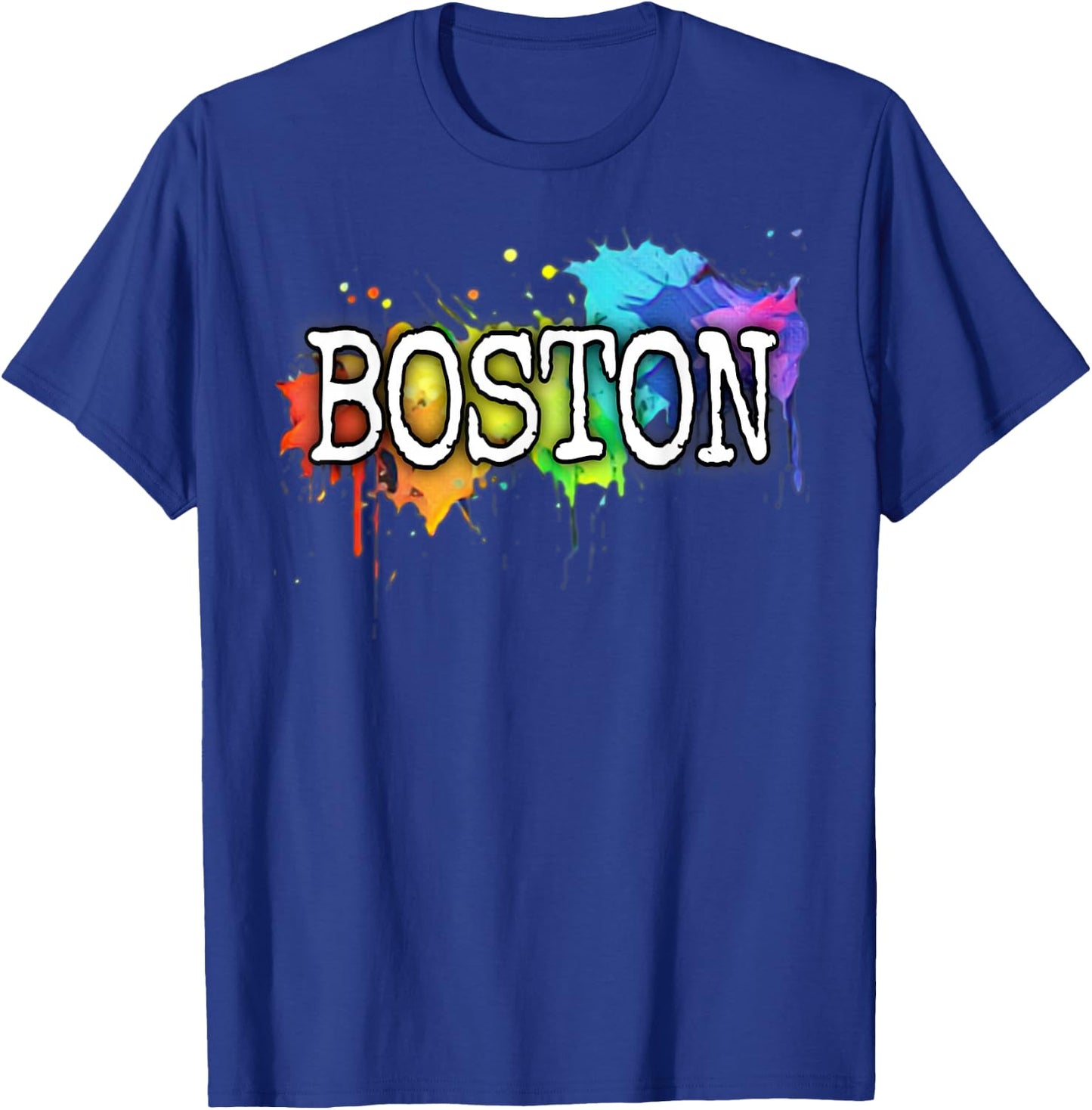 Boston Massachusetts Apparel Women & Kids Boston T-Shirt - T-Shirt | Royal